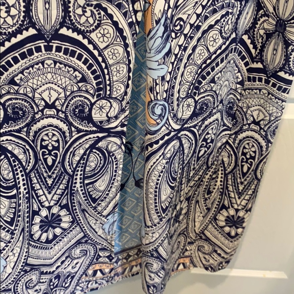 Fraiche by J Long Sleeve Maxi Dress/ Front Splits - Picture 5 of 6